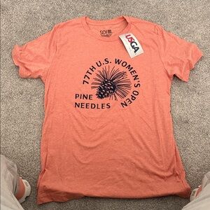 USGA Pine Needles Coral Short Sleeve Tee